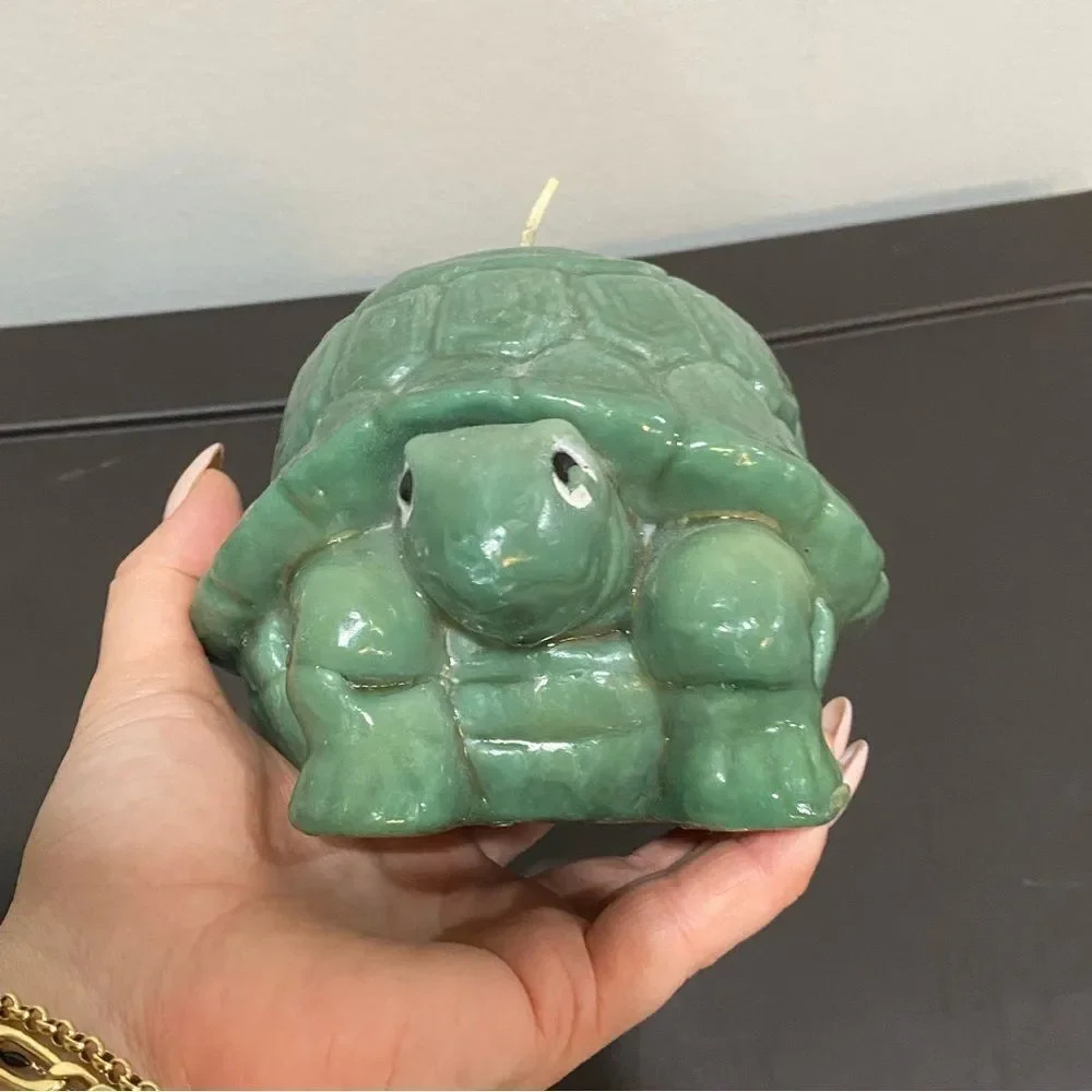Turtle custom made candle - Picture 4 of 5